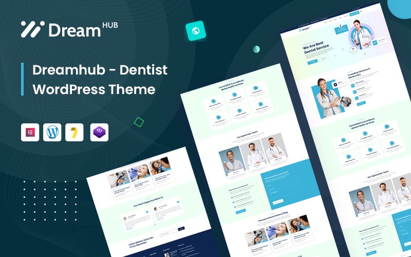 牙医DreamHub的WordPress主题