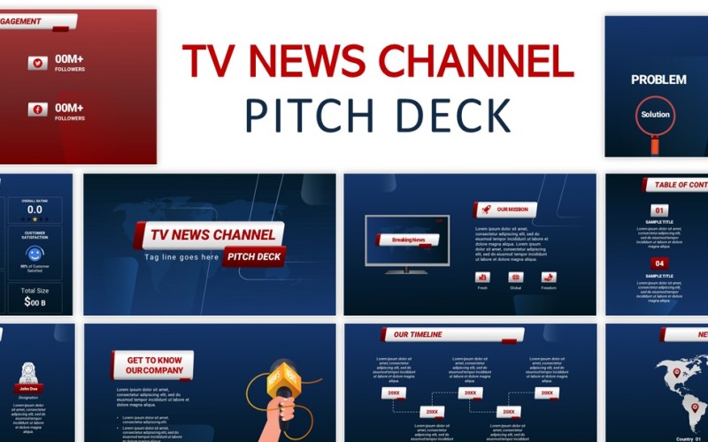 PITCH DECK DE CANAL DE NOTICIAS DE TV