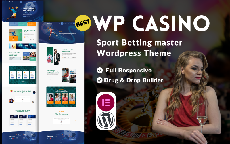 wpcasino Betting预测Wordpress主题