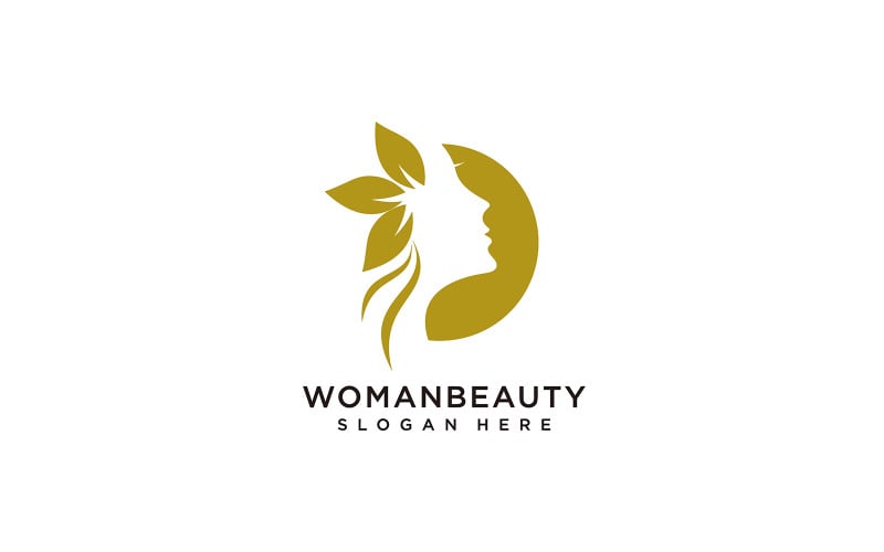 Kelcey Woman Beauty Logo Design Vector