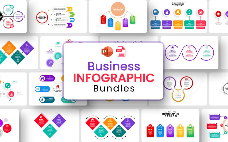 Business infographic Template, PowerPoint Template