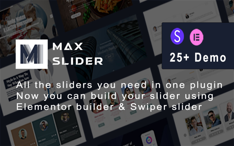 Max Slider Pro - 使用 Elementor 构建滑块