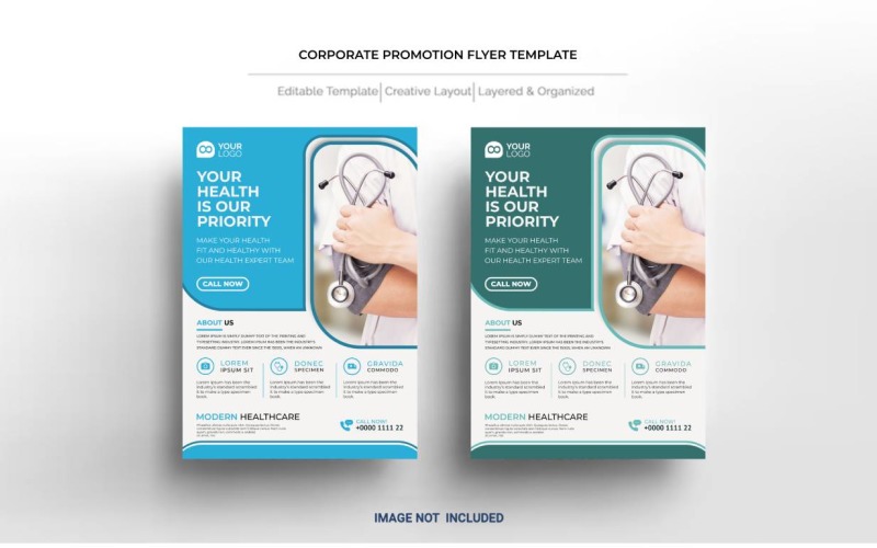 Healthcare Elegance: Unleash Your Clinic's Potential with this Exclusive PSD Flyer