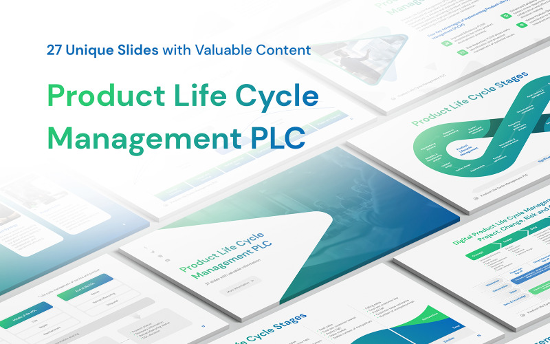 Product Life Cycle Management PLCM for PowerPoint