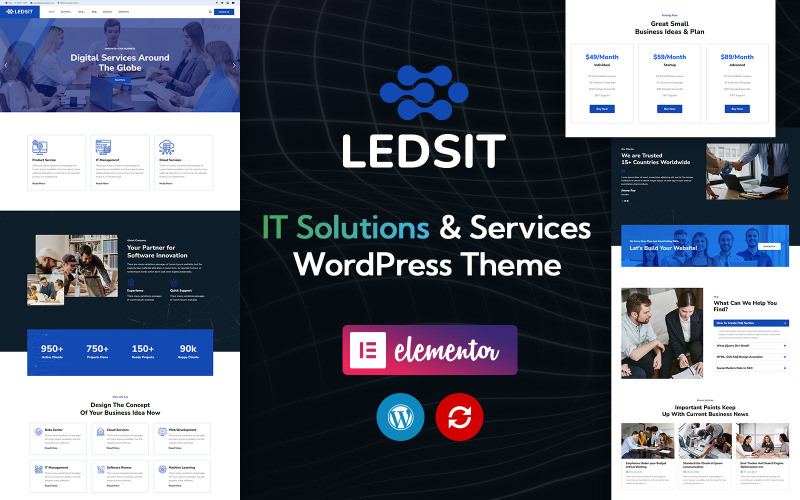 Ledsit - WordPress主题的IT解决方案和技术