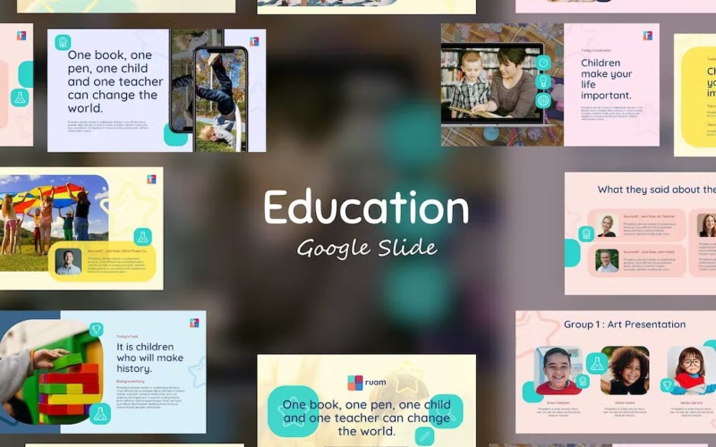 Diapositiva de Google de educación primaria
