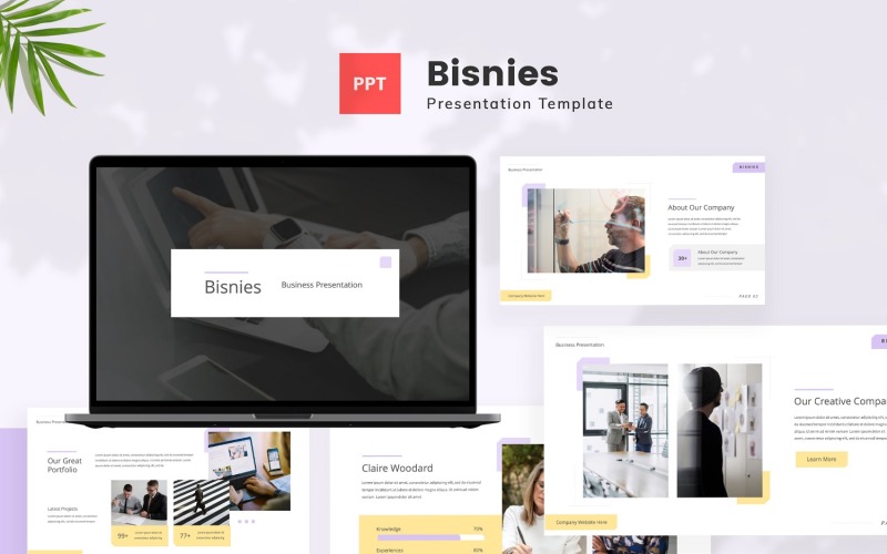 Bisnies - Modello Powerpoint aziendale