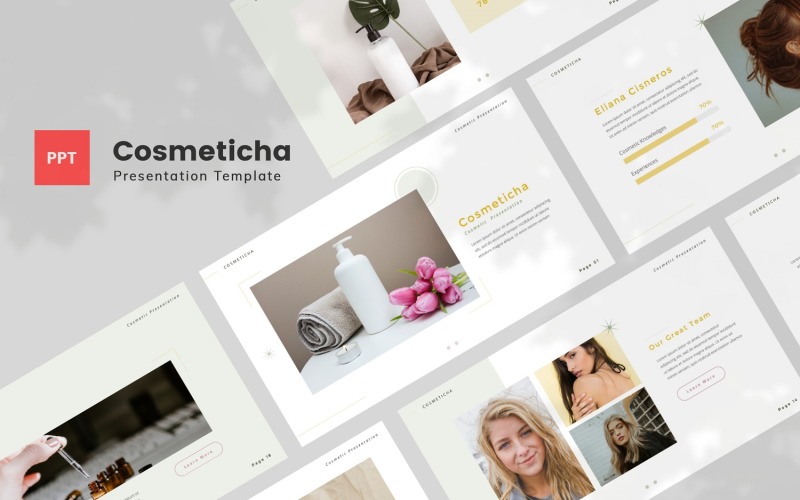 Cosmeticha - Cosmetische Powerpoint-sjabloon