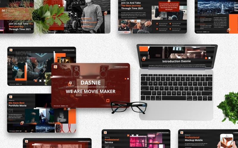 Dasnie — szablon Movie Studio Powerpoint