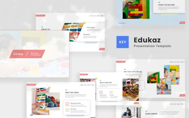 Educaz—Keynote幼儿园模板