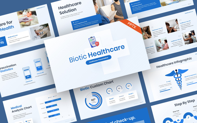 Biotic Medical Healthcare PowerPoint Template
