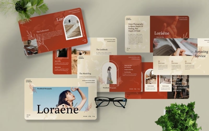 Loraene -建模Powerpoint模板
