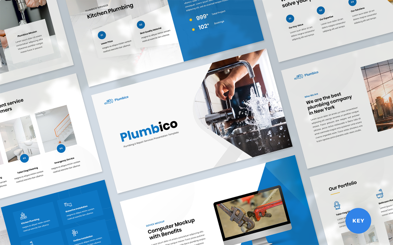 Plumbico - Modello di presentazione di impianti idraulici