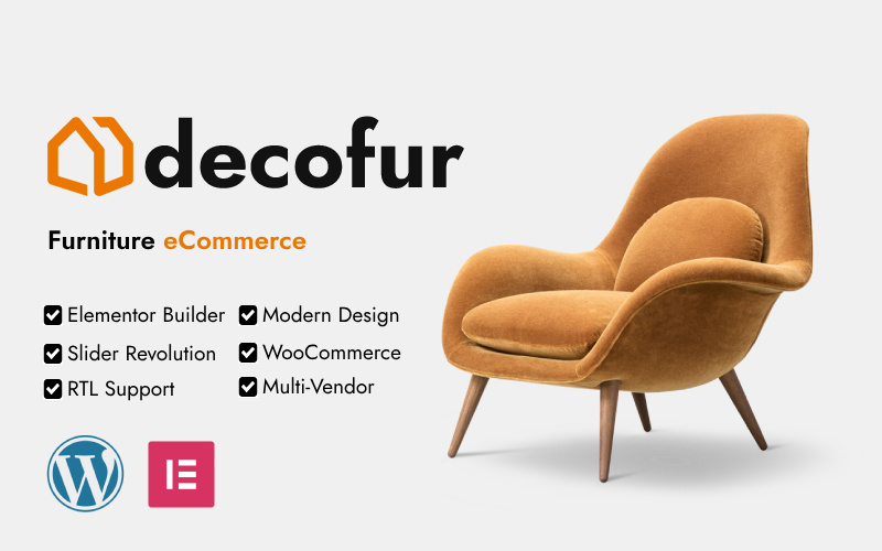 Decofur - Furniture & 装饰WooCommerce WordPress主题