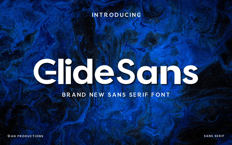 GlideSans – Bold Sans Serif Schriftart