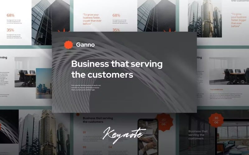 Ganno - Agency Portfolio Keynote Template