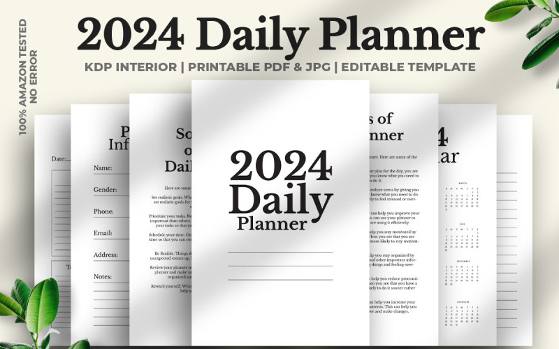 2024年Kdp Daily Planner