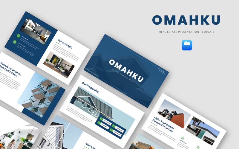 Omahku - Modèle de présentation de l'immobilier