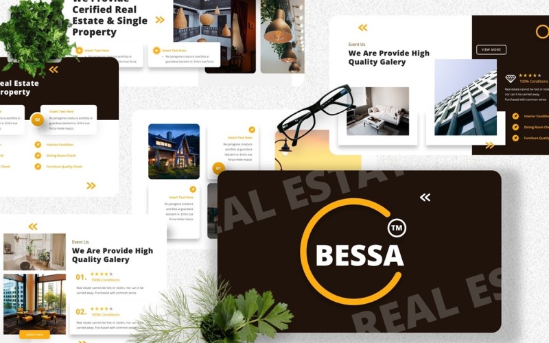 Bessa - Emlak Keynote Şablonu