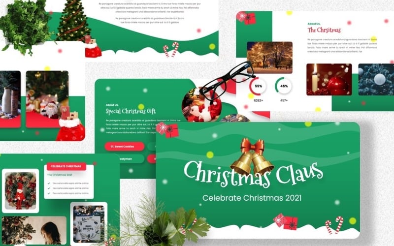 Claus - Christmas Keynote Templates