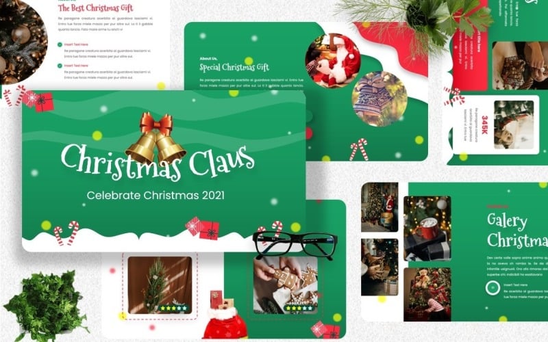 Claus - Powerpointmallar för jul
