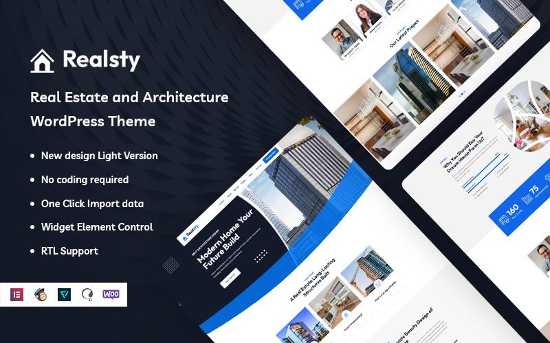 Realsty - Tema WordPress para Bienes Raíces y Arquitectura