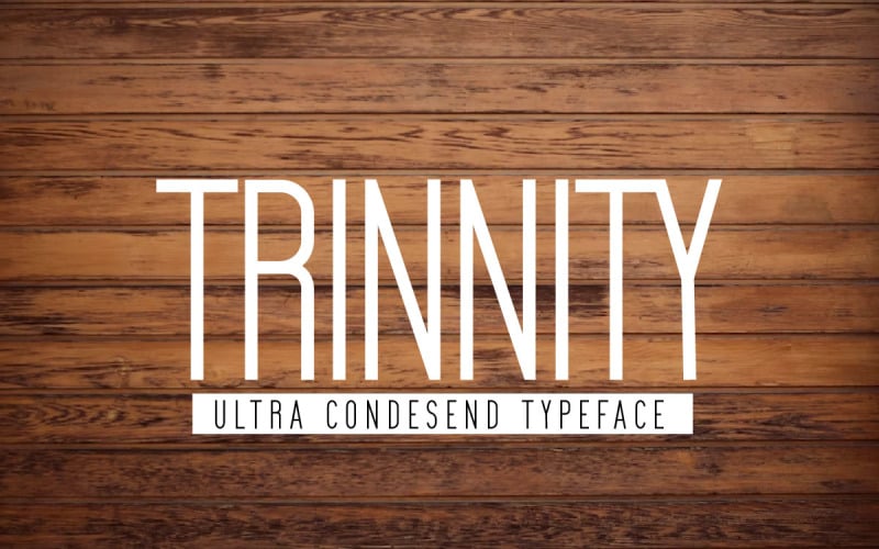 Trinity -超浓缩-无衬线字体