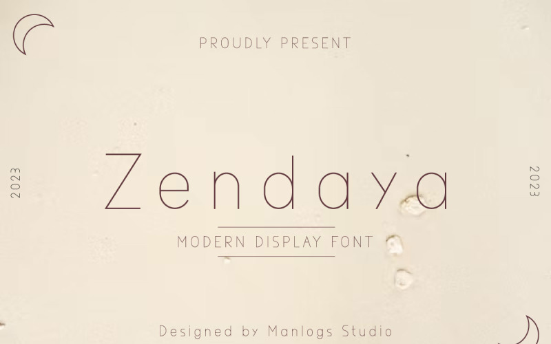 Zendaya -显示-无衬线字体