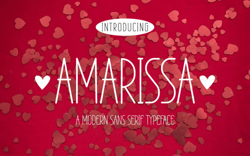 Amarissa - Modern - Sans Serif - Lettertype