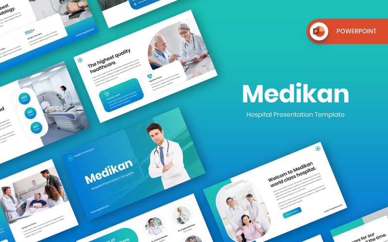 Medikan — szpitalny szablon Powerpoint