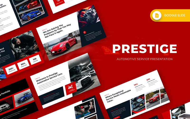 Prestige - Automotive Service Šablona prezentace Google