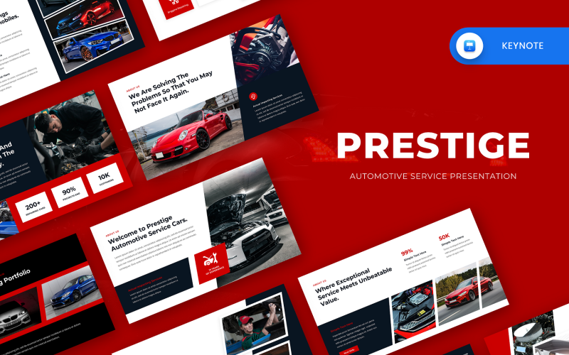 Prestige - Otomotiv Hizmeti Açılış Konuşması Şablonu