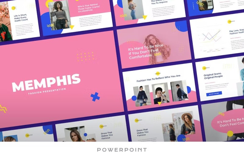 Memphis - Modello PowerPoint creativo