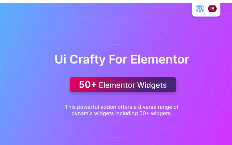 Ui Crafty Addon für Elementor