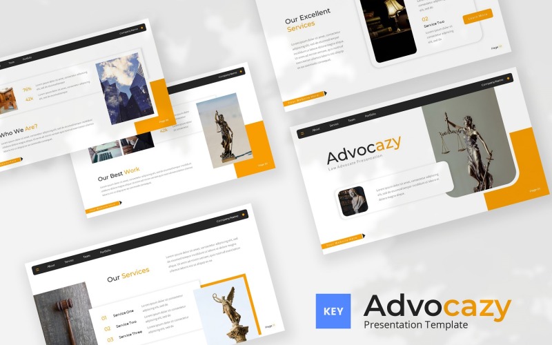 Advocazy — Law Advocate Keynote Template