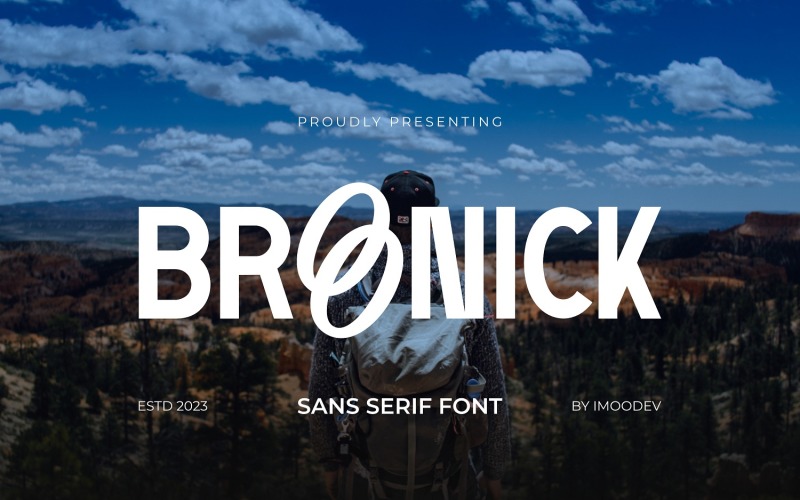 Broonick -粗体无衬线字体