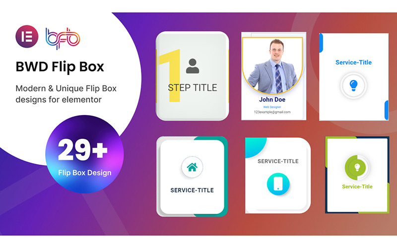 Flip Box WordPress Elementor插件