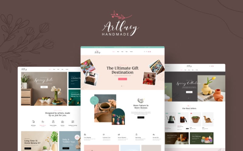 Leo Artfusy - Tema Elementor Prestashop fatto a mano e per la casa