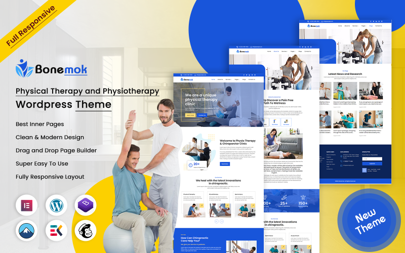 Bonemok - WordPress主题的物理治疗和物理治疗