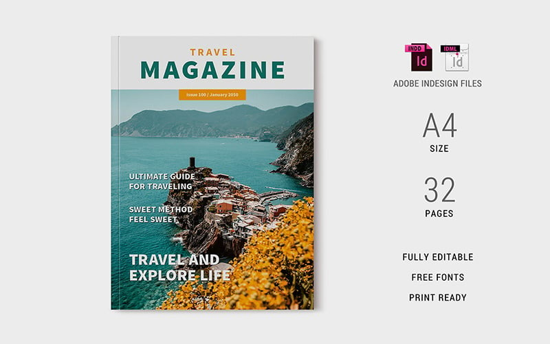 Reisemagazin-Vorlage 06