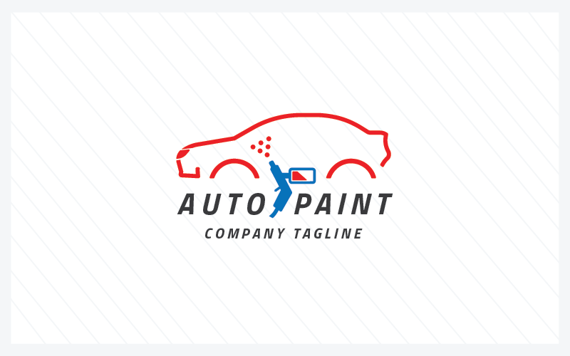 Auto Paint Pro Logo模板