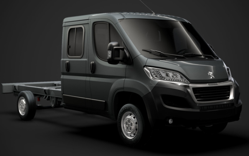 Peugeot Boxer Manager Şasi Kamyon Mürettebat Kabini 4035XL WB 2020 3D model