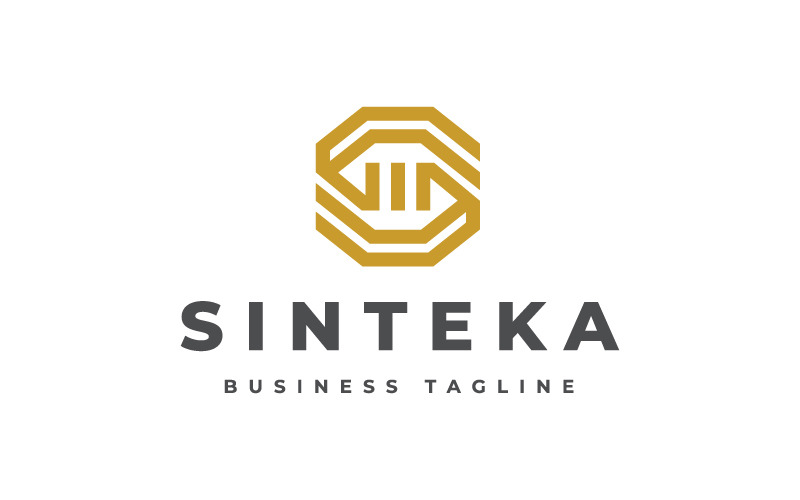 Sinteka - Modèle de logo lettre S