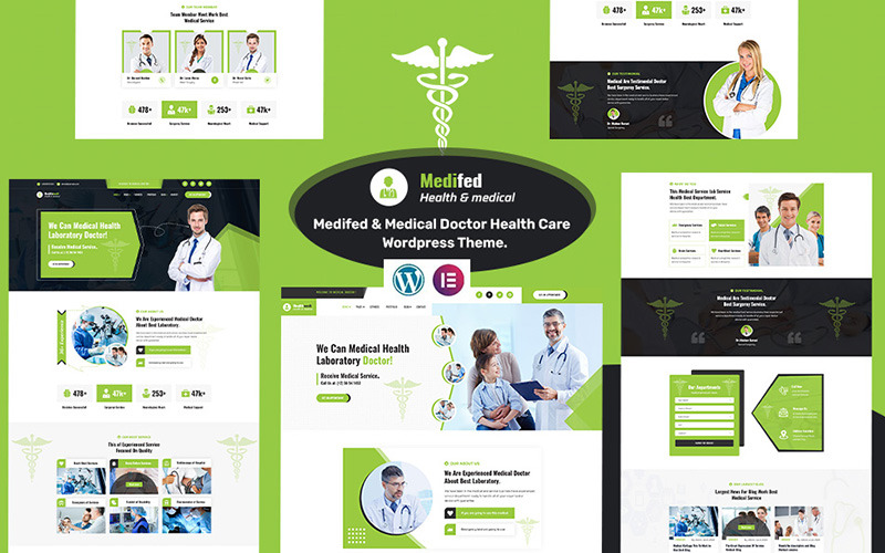 Thème WordPress pour entreprise de soins de santé Medifed & Medical Doctor