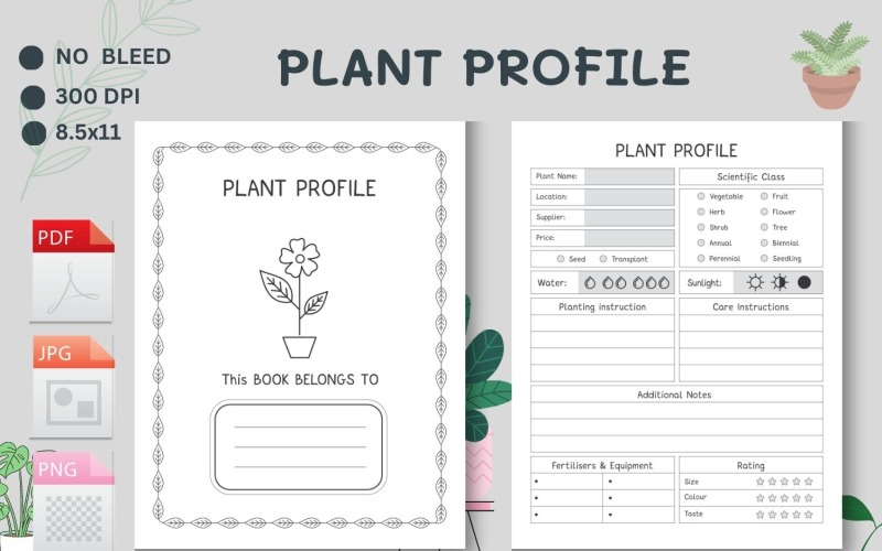 Profil de plante kdp design d'intérieur