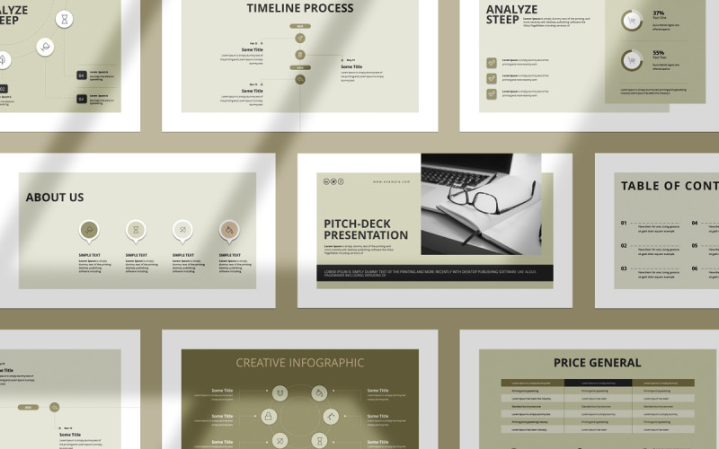 Pitch Deck Business Presentation Template