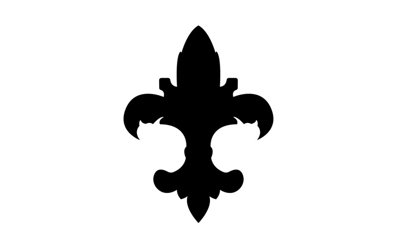 Logo de modèle de symbole d'icône de lance v52
