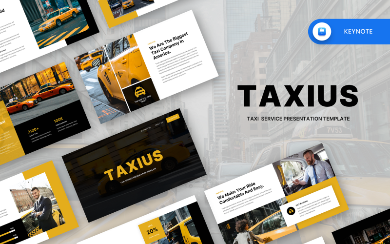 Taxius — Шаблон основного доклада службы такси