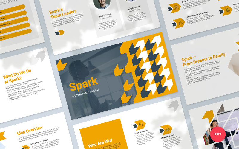 Spark - Modèle PowerPoint de présentation d'idées