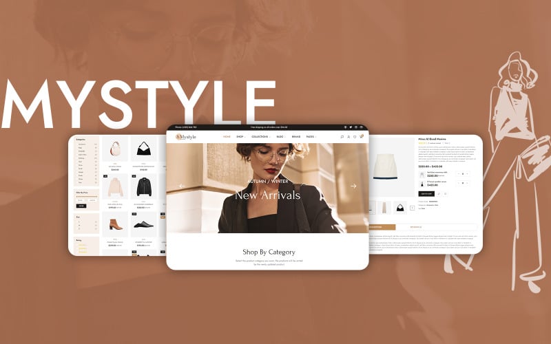 MyStyle -服装和时尚元素WooCommerce主题